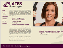 Tablet Screenshot of pilatesroomlagos.com